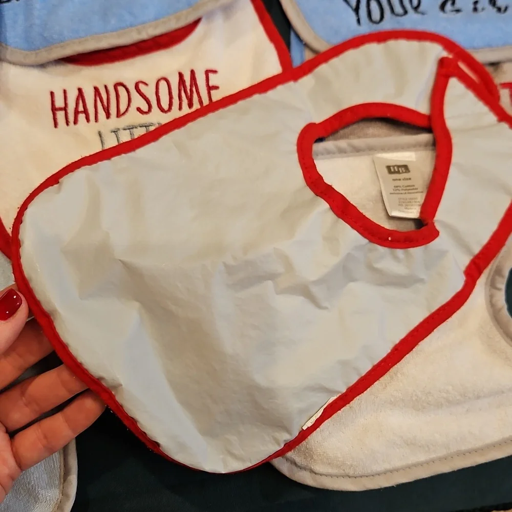 Baby Funny Sayings Bib Set - 8